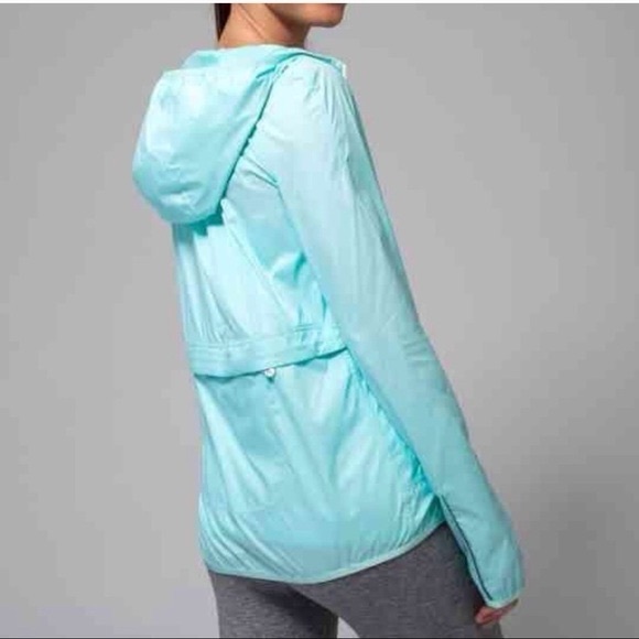 🦄 Lululemon IVIVVA kids wind & rain resistant lightweight Zip-Up Hooded jacket 🦄 - Picture 9 of 10